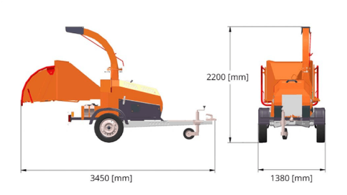 Planos chipeadora de disco A530L